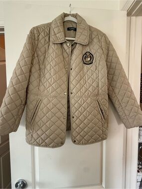 Ralph Lauren Quilted Jacket in Light Beige